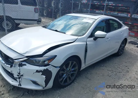 2017 Mazda 6 Grand Touring из США, поврежденный, VIN JM1GL1W51H1154219